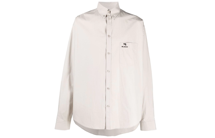 Balenciaga SS22 Shirt Men's Gray White