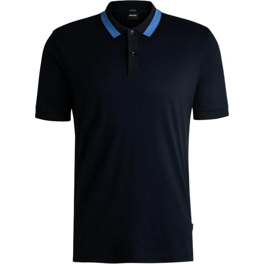 HUGO BOSS FW24 Polo Shirt Men's Dark Blue