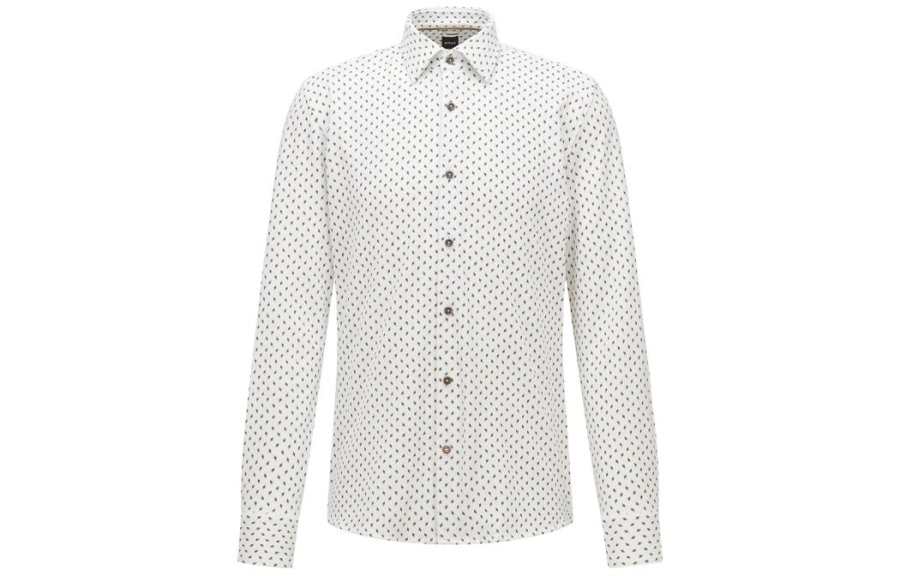 HUGO BOSS HUGO BOSS Shirts Men's White Moderate