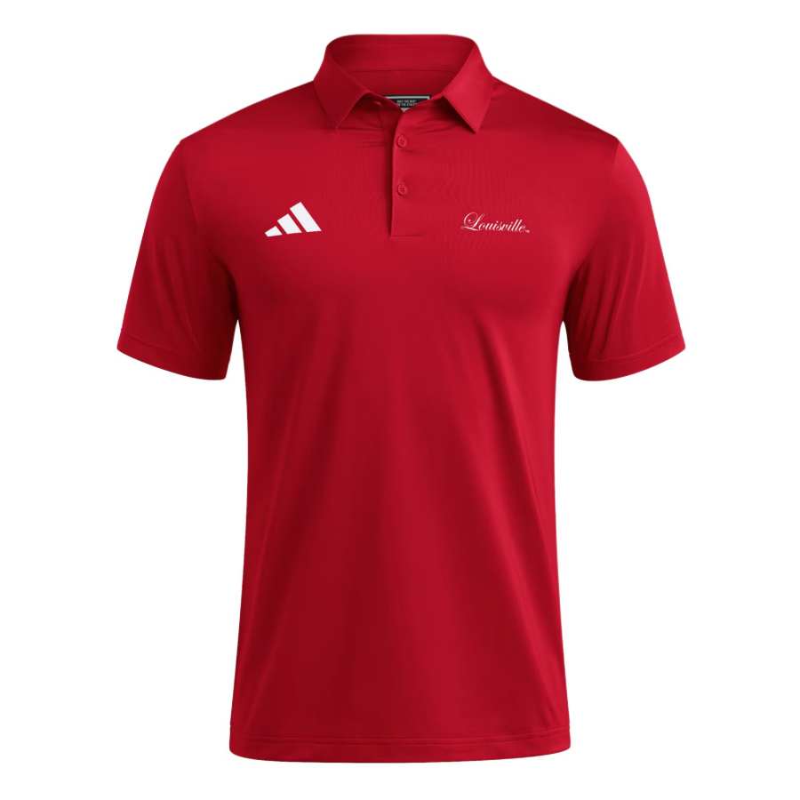 Adidas Adidas Free Shipping With AdiClub Louisville Cardinals Ultimate365 Spring Polo Shirt