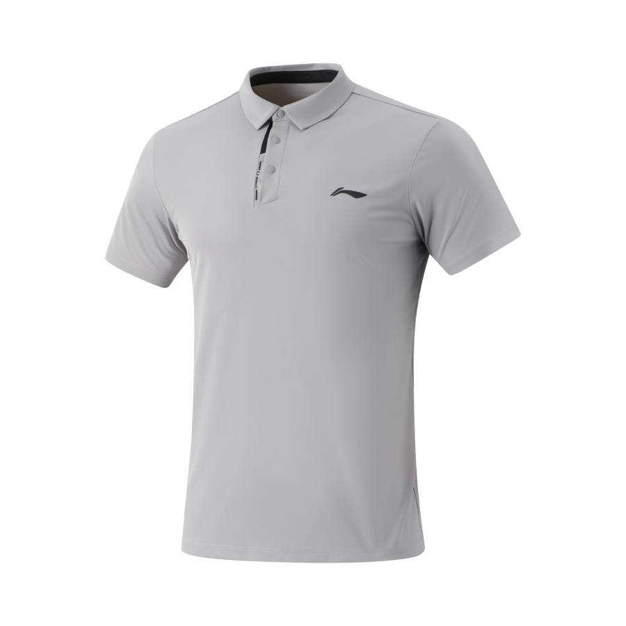 Li-Ning Li Ning Fitness Series Polo Shirt Men's Geological Gray