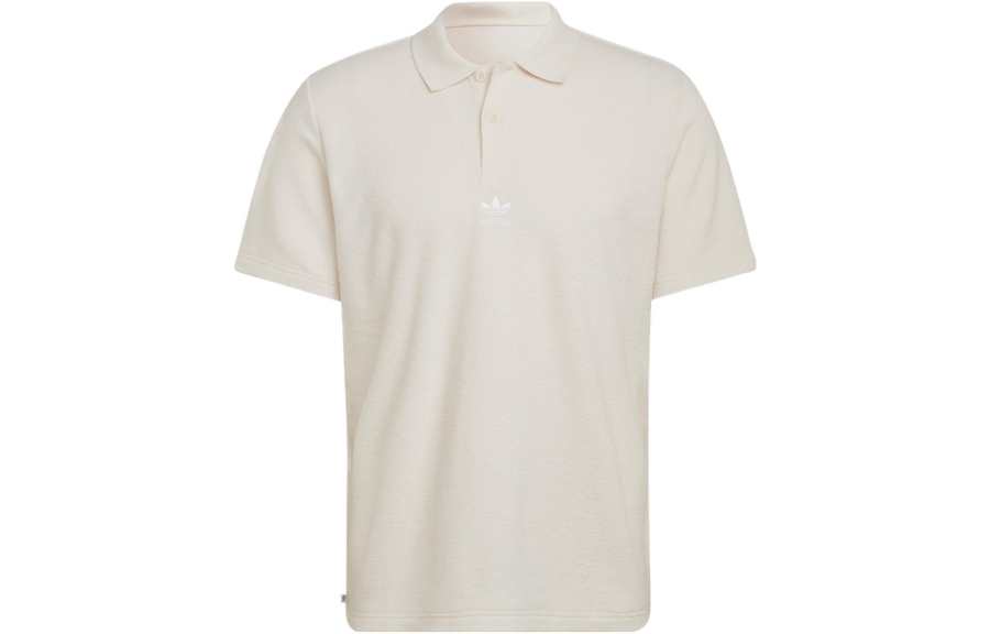 Adidas Originals ADICOLOR Polo Shirts Men's White Polo Collar Moderate Straight Fit