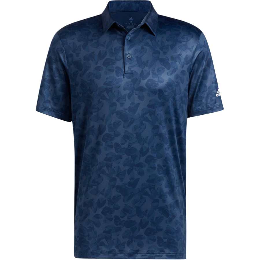 Adidas Adidas Polo Shirts Men's Blue Polo Collar Moderate Straight Fit