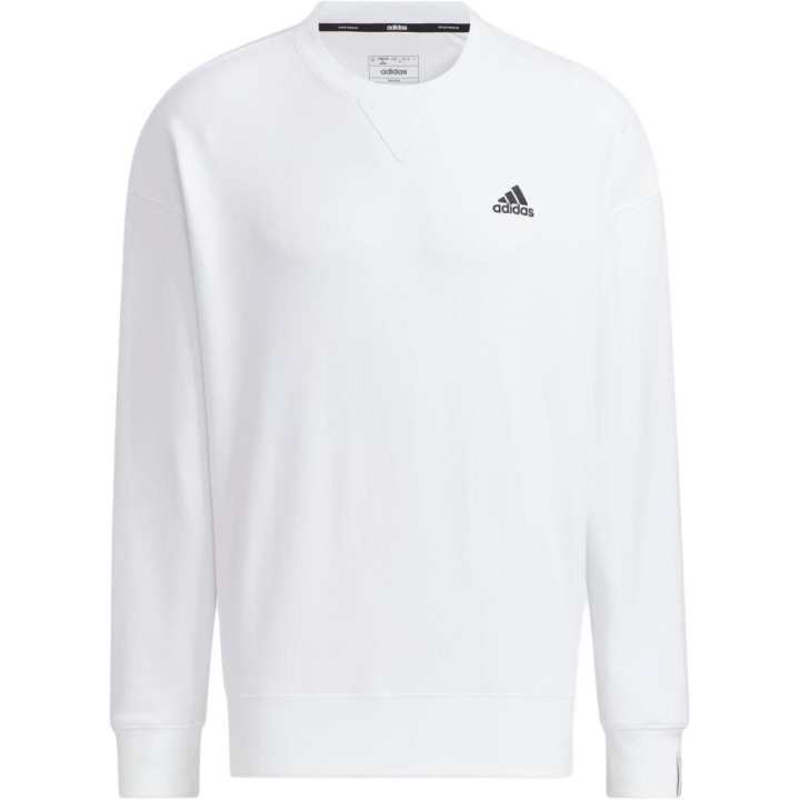 Adidas Adidas Sweatshirts Men's White Crew Neck Moderate Regular