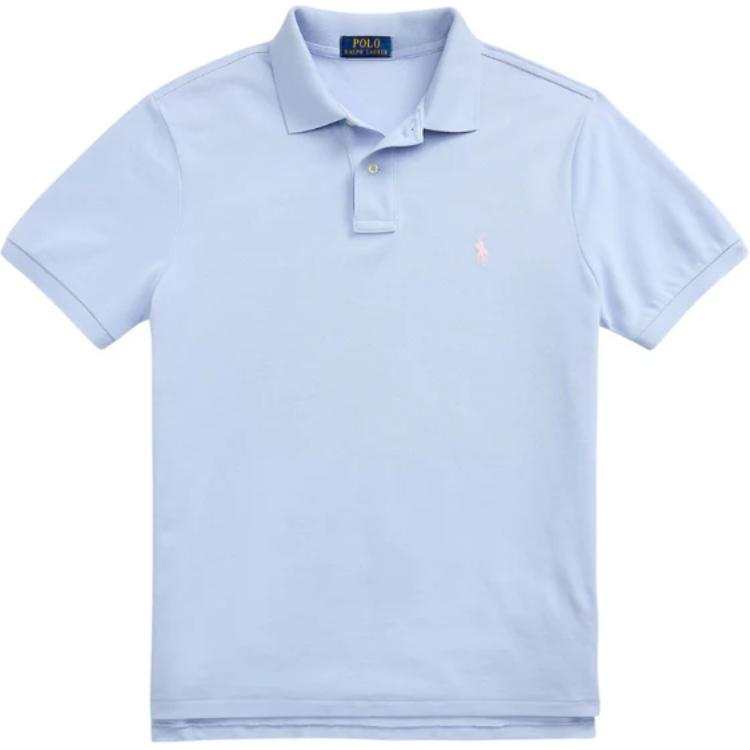 Polo Ralph Lauren Logo Embroidered Straight Hem Polo Shirt