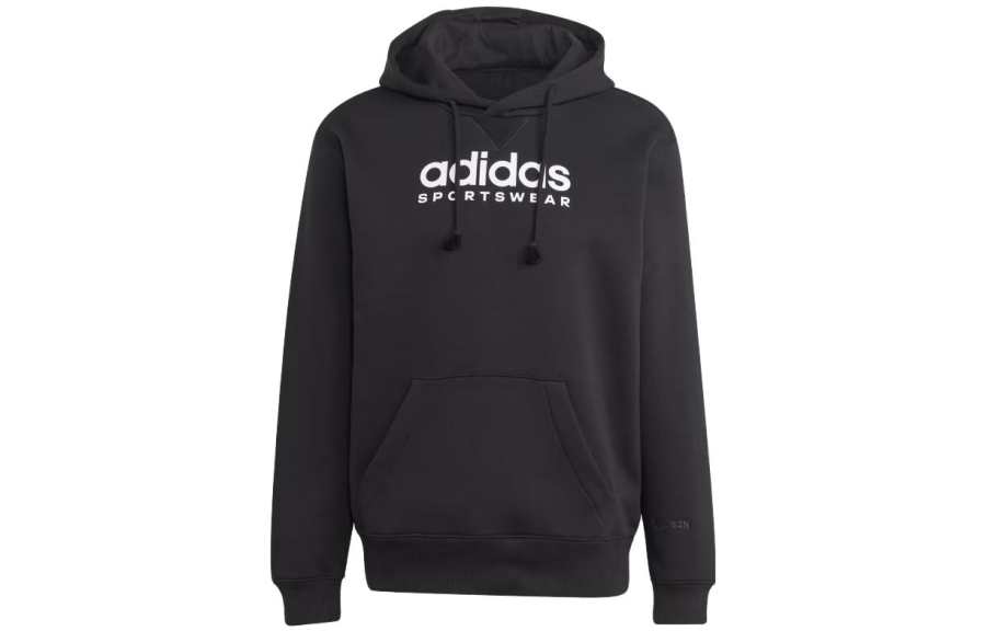 Adidas Adidas Sweatshirts Men's Black Hooded Moderate Regular