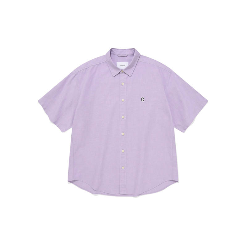 COVERNAT Shirts Unisex Purple Lapel Moderate Other
