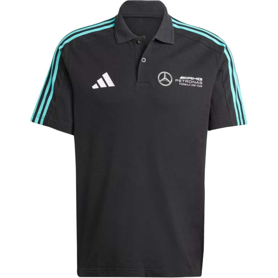 Adidas Adidas x Mercedes - Amg Petronas Formula One Team Dna 3-Stripes logo polo shirt