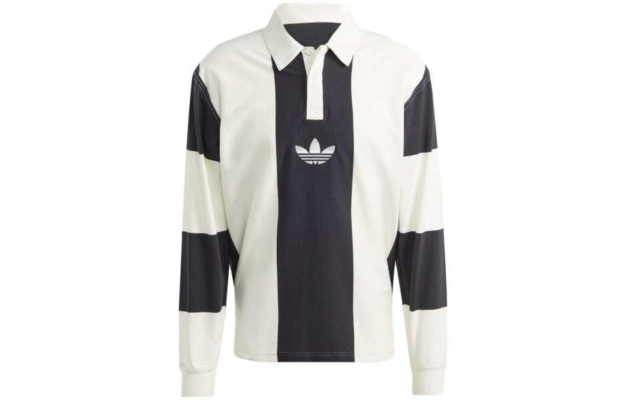 adidas originals Men's Hack Rugby Long Sleeve Tee Black