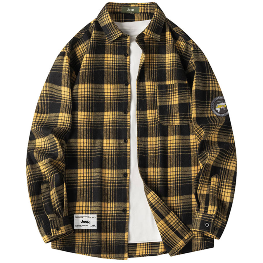 Jeep Shirts Unisex Lapel Moderate Shirt