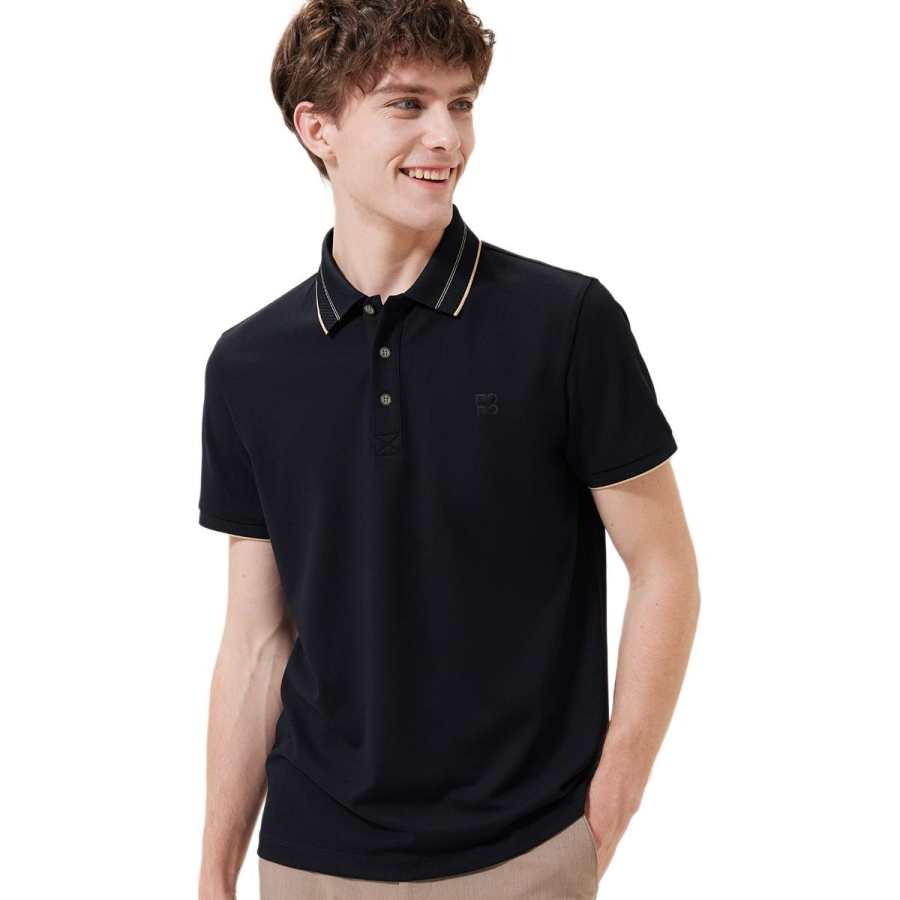 Hodo Polo Shirts Men's Polo Collar Moderate Straight Fit