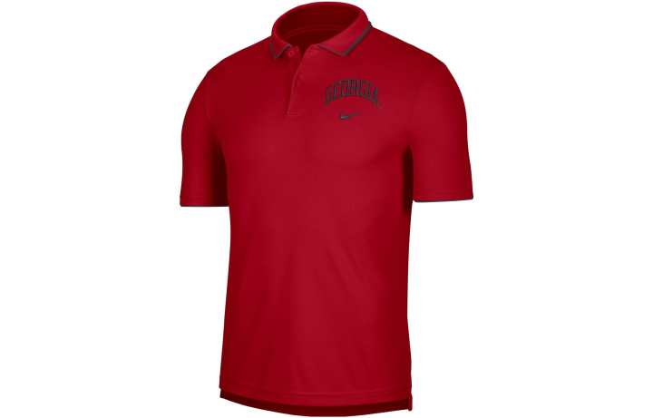 Nike Nike Polo Shirts Men's Red Polo Collar Moderate Other