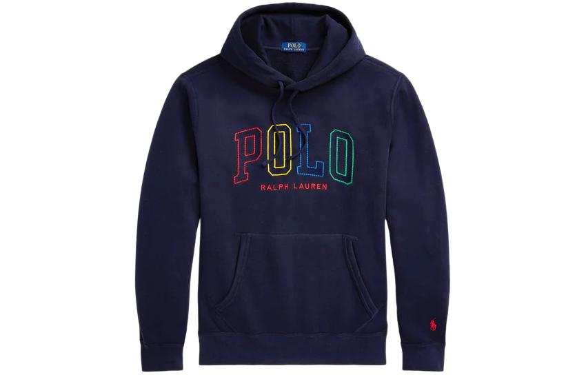 Polo Ralph Lauren Logo Embroidered Drawstring Hoodie