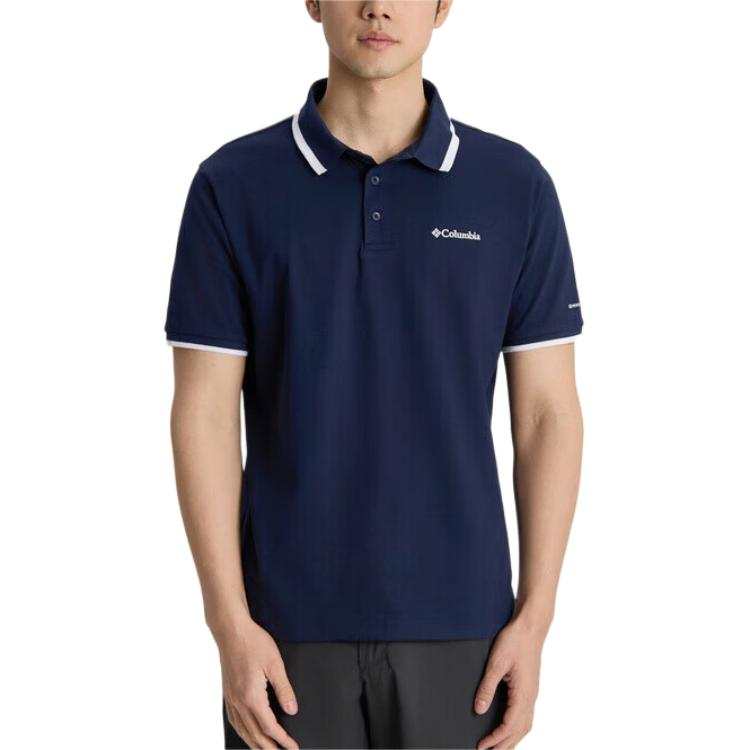 Columbia Polo Shirt Men's Marine Blue