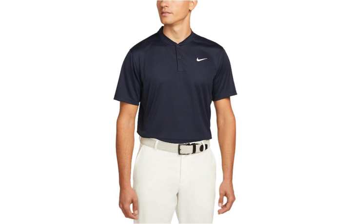 Nike Nike Polo Shirts Men's Navy Blue Polo Collar Moderate Straight Fit
