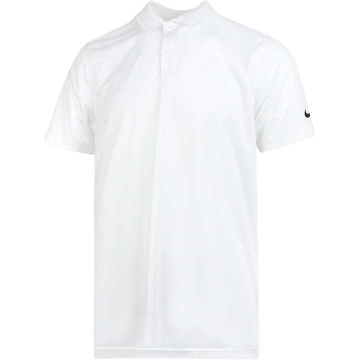 Nike Nike Polo Shirts Men's White Polo Collar Moderate Straight Fit