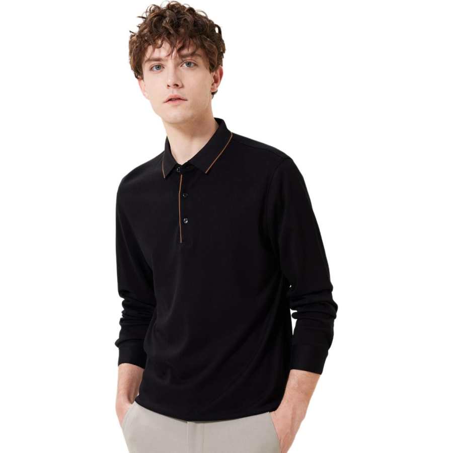 Hodo Polo Shirts Men's Lapel Moderate Straight Fit