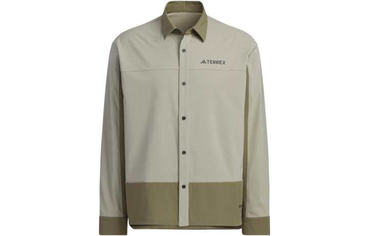 Adidas Adidas Shirts Unisex Strata Olive Green Lapel Moderate Workwear