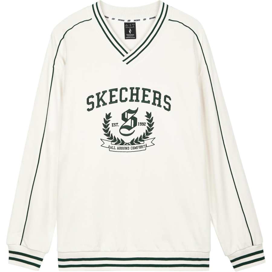 Skechers Sweatshirt Unisex Ecru