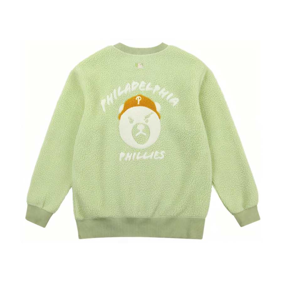 MLB MLB Frowning Bear Collection Sweatshirt Unisex Light Green