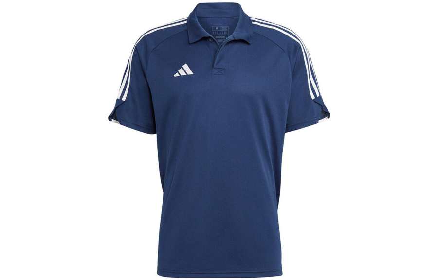 Adidas Adidas Polo Shirts Men's Blue Polo Collar Moderate Straight Fit