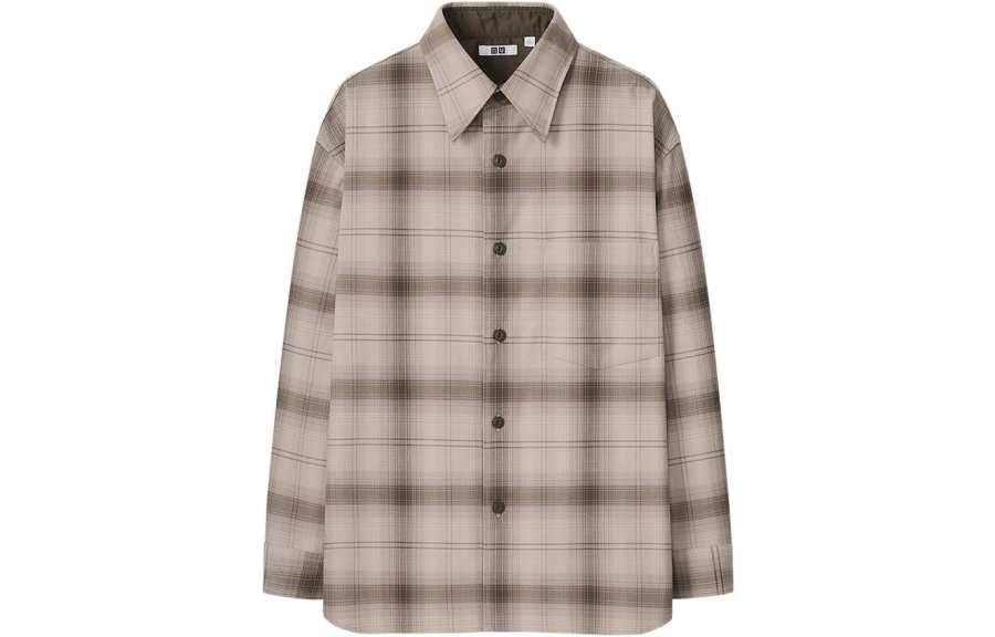 UNIQLO Shirts Unisex Multicolor Lapel Moderate Other