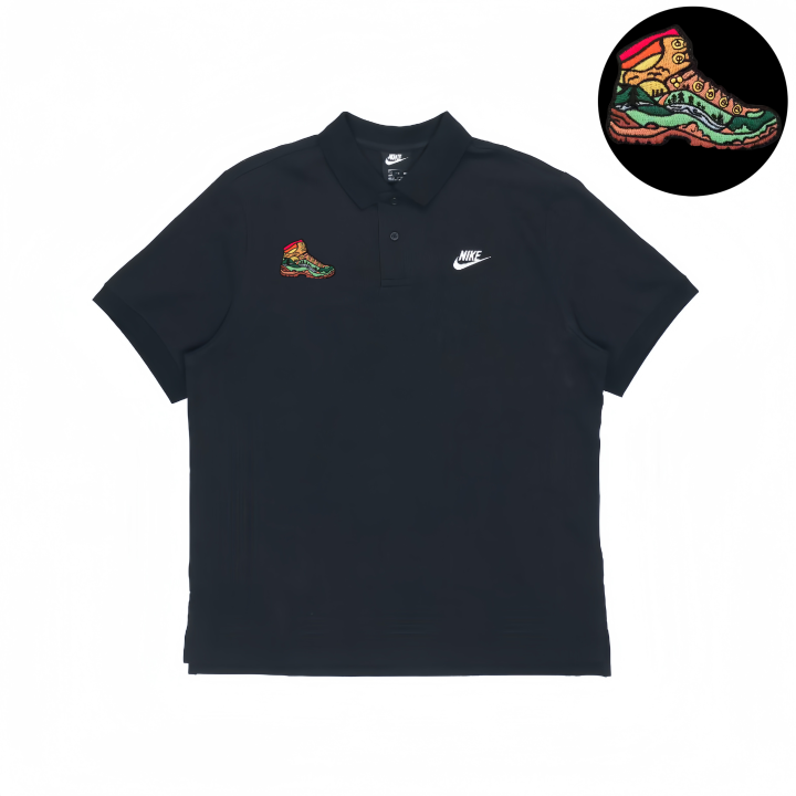Nike Nike Polo Shirts Unisex Black Polo Collar Moderate