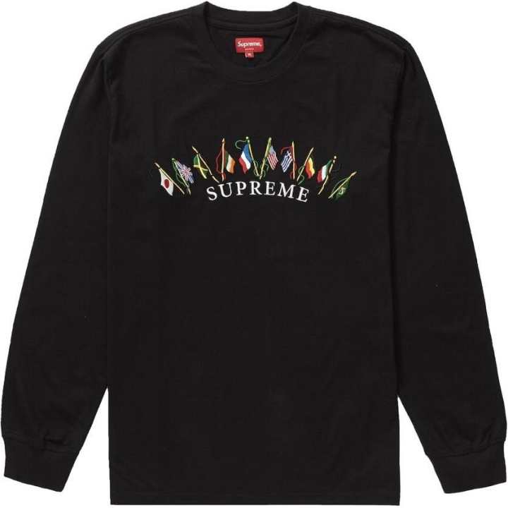 Supreme Supreme Flags L/S Top