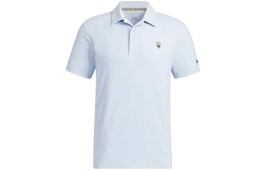 Adidas Adidas Polo Shirt Japan Version Men's Light Blue