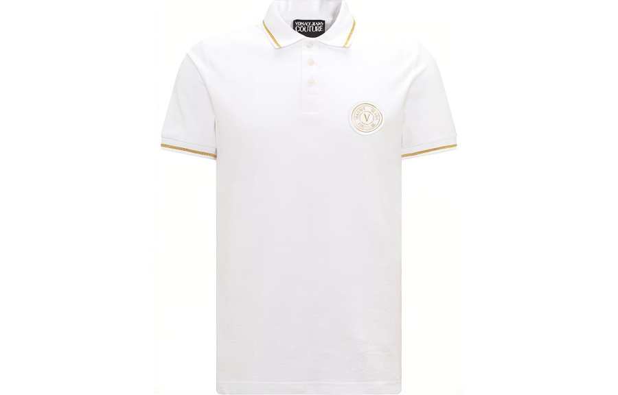 VERSACE JEANS COUTURE 【Previous Season】chest logo-patch polo shirt