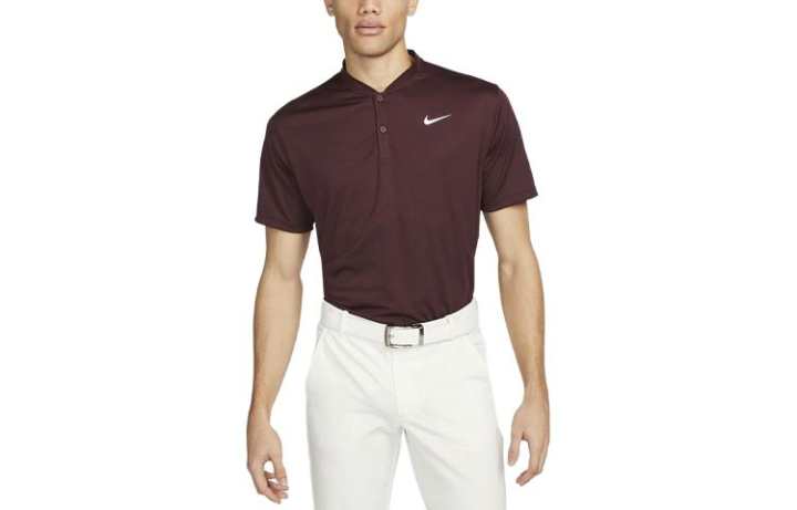 Nike Nike Polo Shirts Men's Dark Brown Polo Collar Moderate Straight Fit