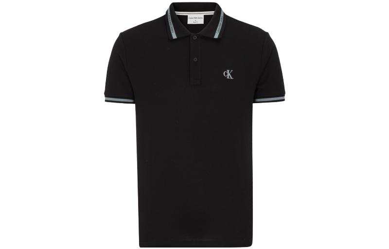 CALVIN KLEIN Polo Shirt Men's Black