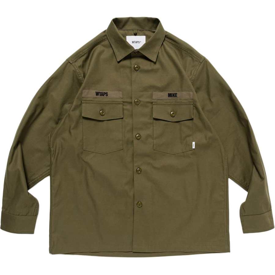 WTAPS WTAPS Logo embroidered Shirt