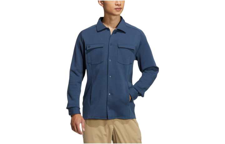 Adidas Adidas Shirts Men's Blue Lapel Moderate Shirt