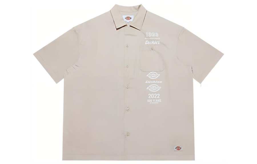 Dickies Dickies Shirts Unisex Khaki Lapel Moderate Other
