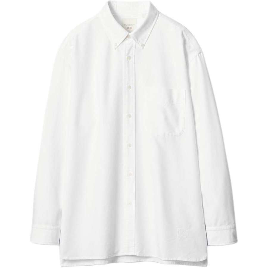 UNIQLO X JW Anderson Shirts Unisex White Lapel Moderate Other