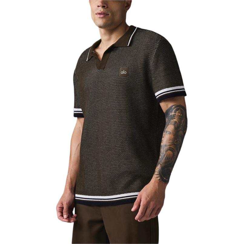 Alo Yoga Polo Shirts Men's Polo Collar Moderate