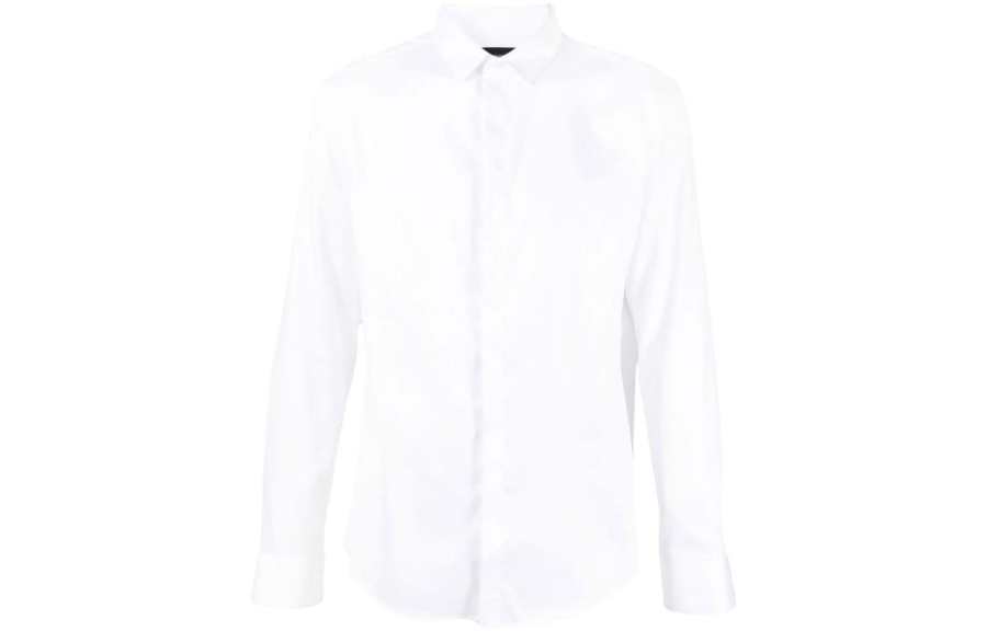 EMPORIO ARMANI Long Sleeved Button Concealed Shirt