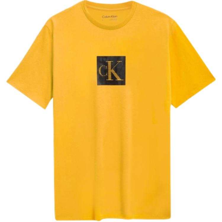 CALVIN KLEIN T Shirt Men's Ginger Yellow