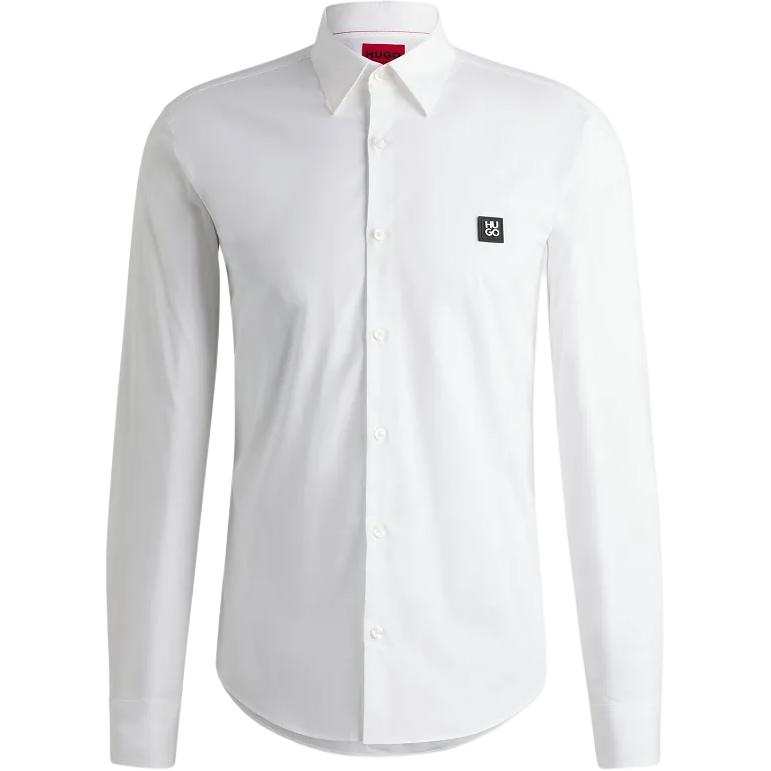 HUGO BOSS Hugo Boss logo-patch shirt