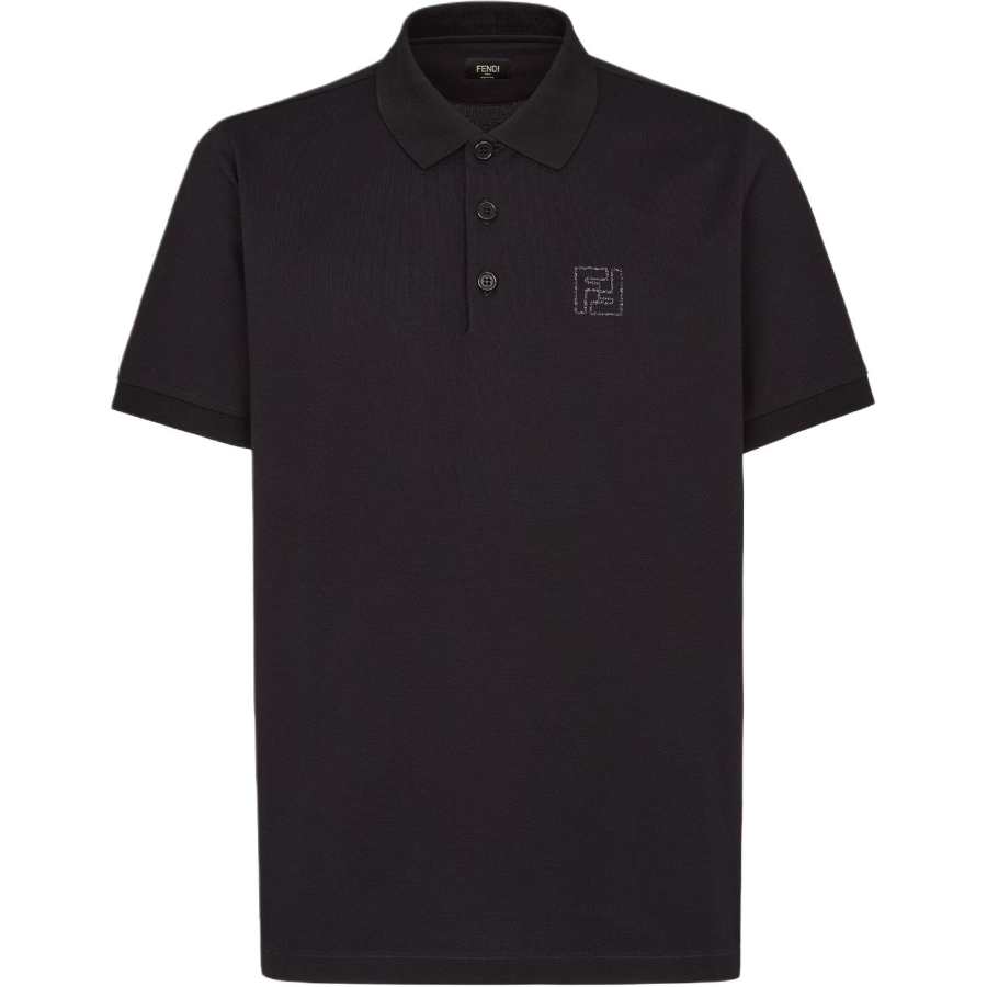FENDI Logo print Polo Shirt