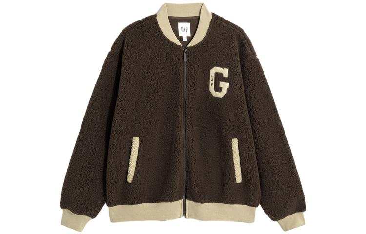 GAP Sweatshirts Unisex Baseball Collar Moderate Cardigan