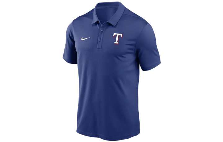 Nike Nike Dri Fit Polo Shirts Men's Blue Polo Collar Moderate Straight Fit