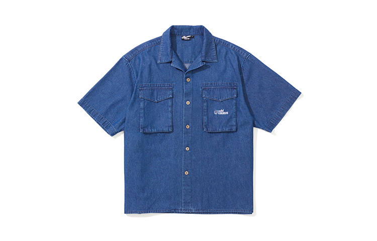 ODDCIRKUS SS24 Shirt Unisex Denim Blue