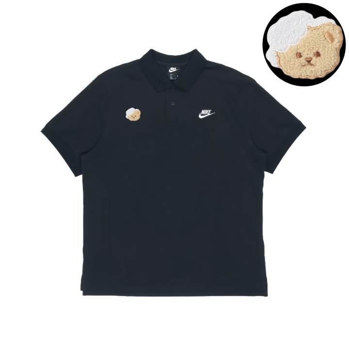 Nike Nike Polo Shirts Unisex Black Polo Collar Moderate