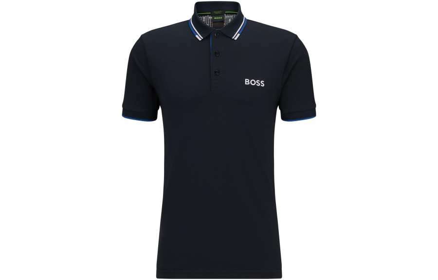 HUGO BOSS Polo Shirt Men's Dark Blue