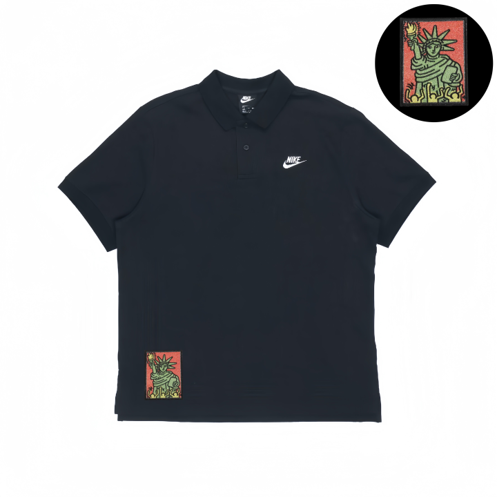 Nike Nike Polo Shirts Unisex Black Polo Collar Moderate