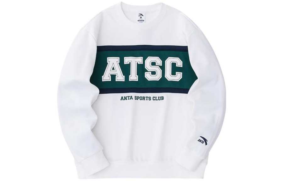 Anta Life Collection Sweatshirt Men's Papyrus White