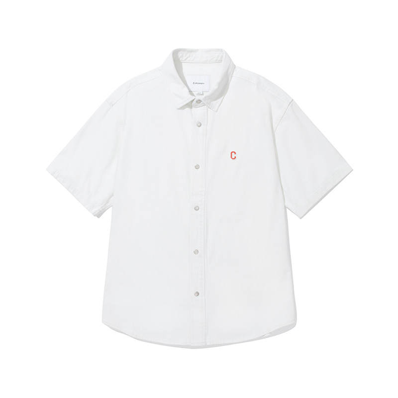 COVERNAT COVERNAT Shirts Unisex White Lapel Moderate
