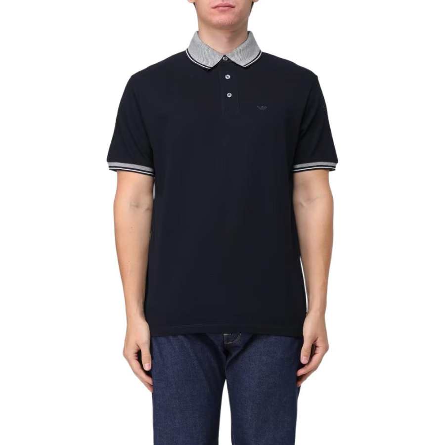 EMPORIO ARMANI Polo Shirt Men's Marine Blue